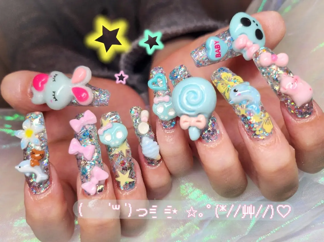ネイル ハンドネイル 💜bora .のネイルデザイン