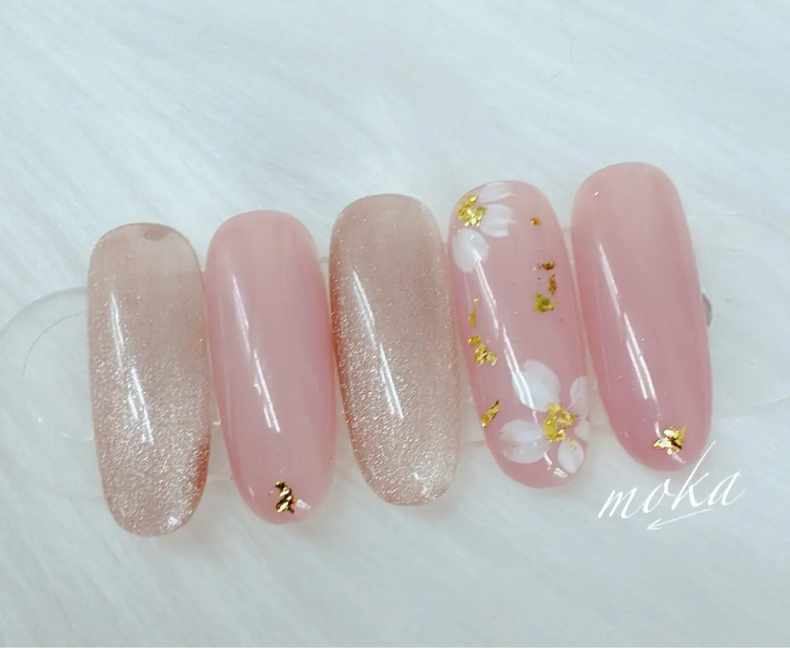 ネイル ハンドネイル ハンドケア 胡蝶蘭レディースサロ ンNailMOKAのネイルデザイン