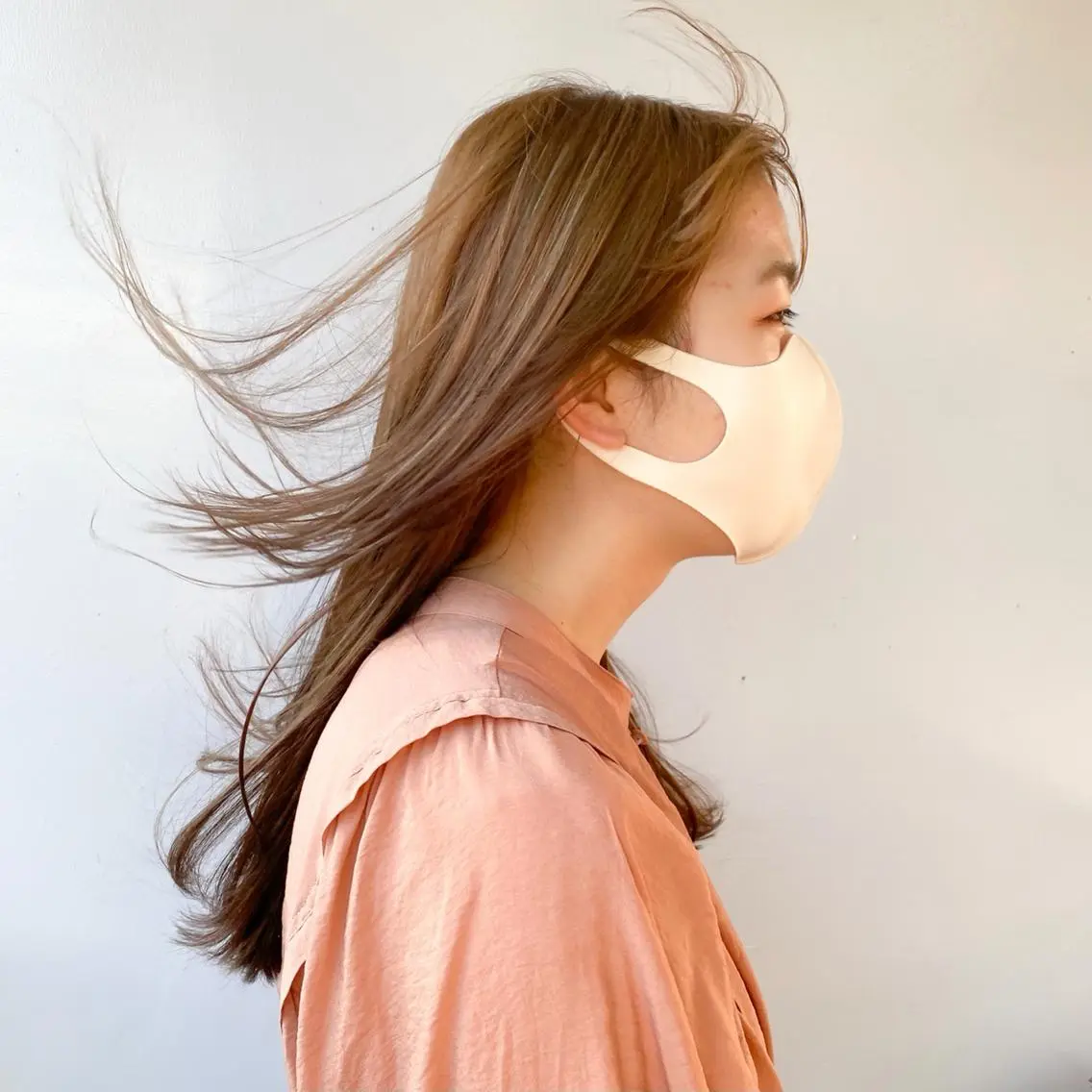 ロング カラー カット ヘアカラー トリートメント 中屋恵美⁑透明感 カラー⁑ナチュラルのヘアスタイル