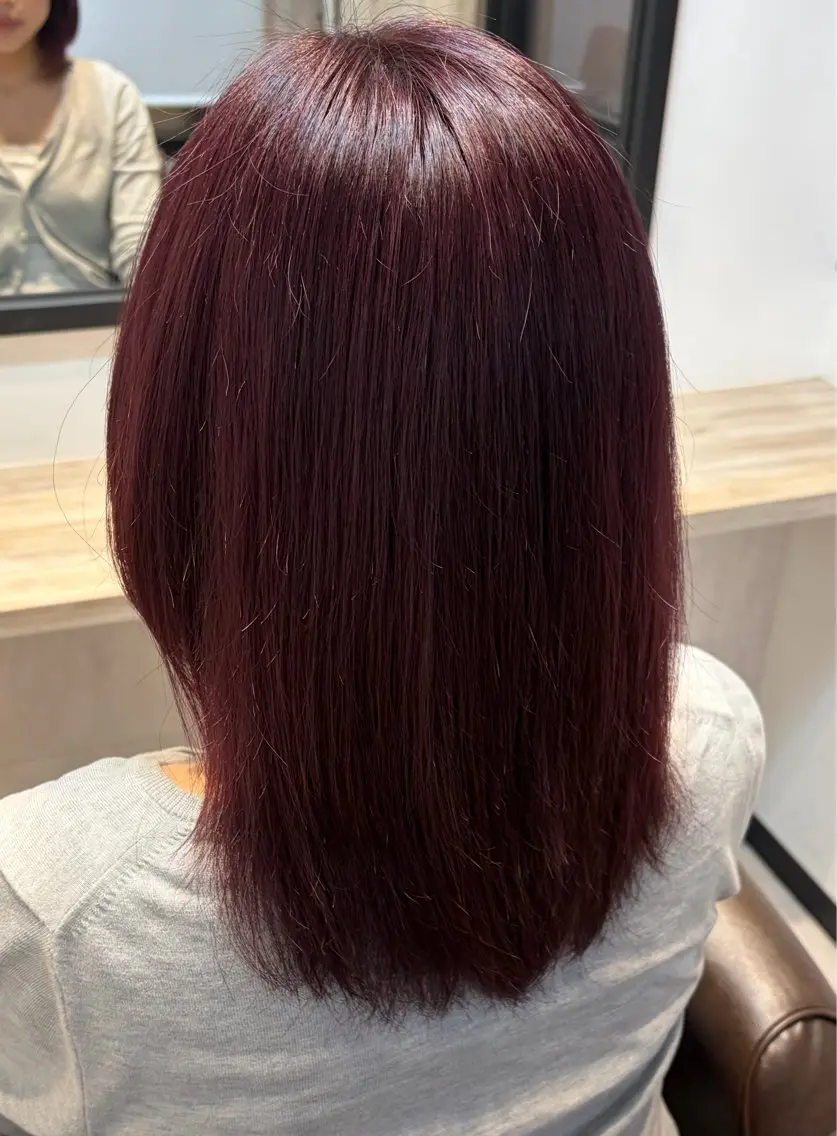 ミディアム カラー .•♬ ハルナ.•♬のヘアスタイル