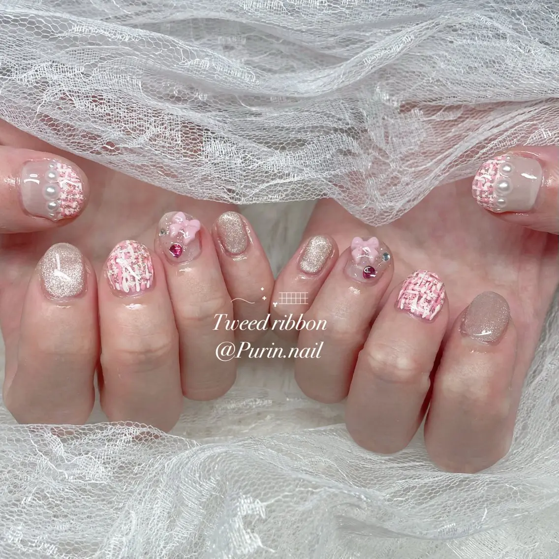ネイル ハンドネイル Nails by Purin🍮のネイルデザイン