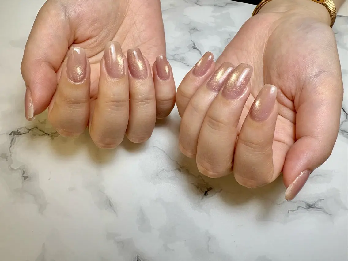 マグネットネイル💅オフなしの写真