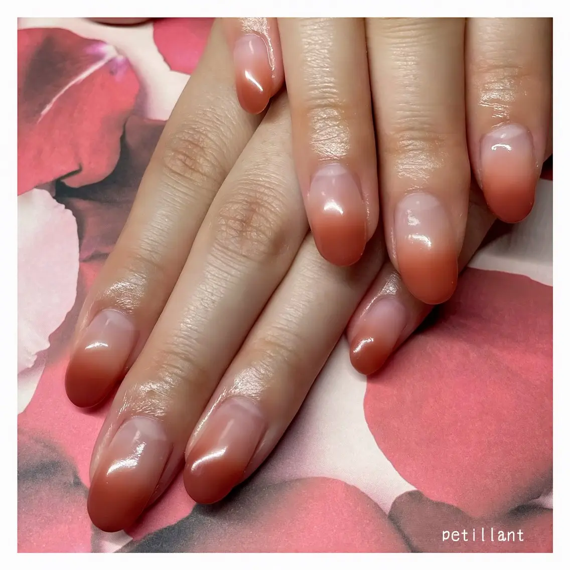 ネイル グラデーション nail salon petillantのネイルデザイン