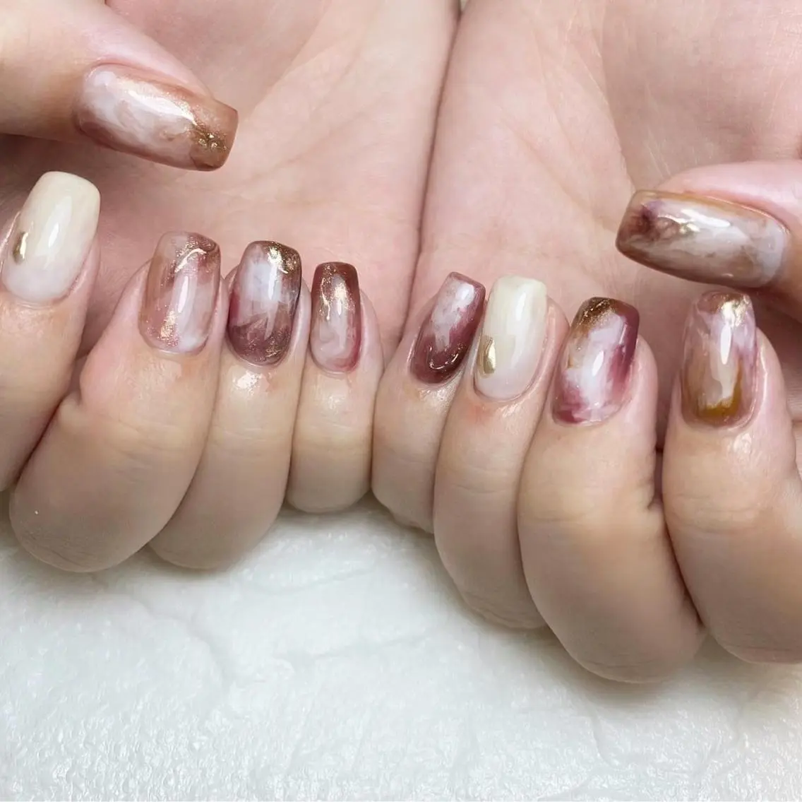 ネイル ニュアンスネイル ハンドネイル ameria meguのネイルデザイン
