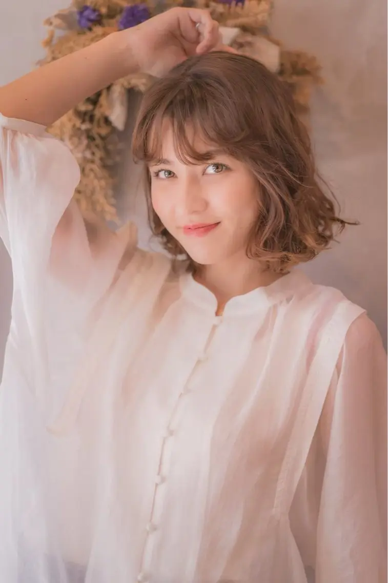 ミディアム カラー trip kano.のヘアスタイル
