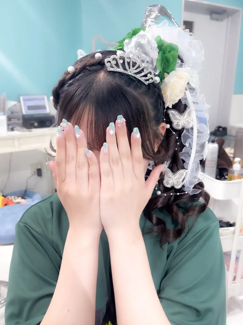 ヘアアレンジ ヘアセット ☁️hinako☁️ 1HAVANAのヘアスタイル