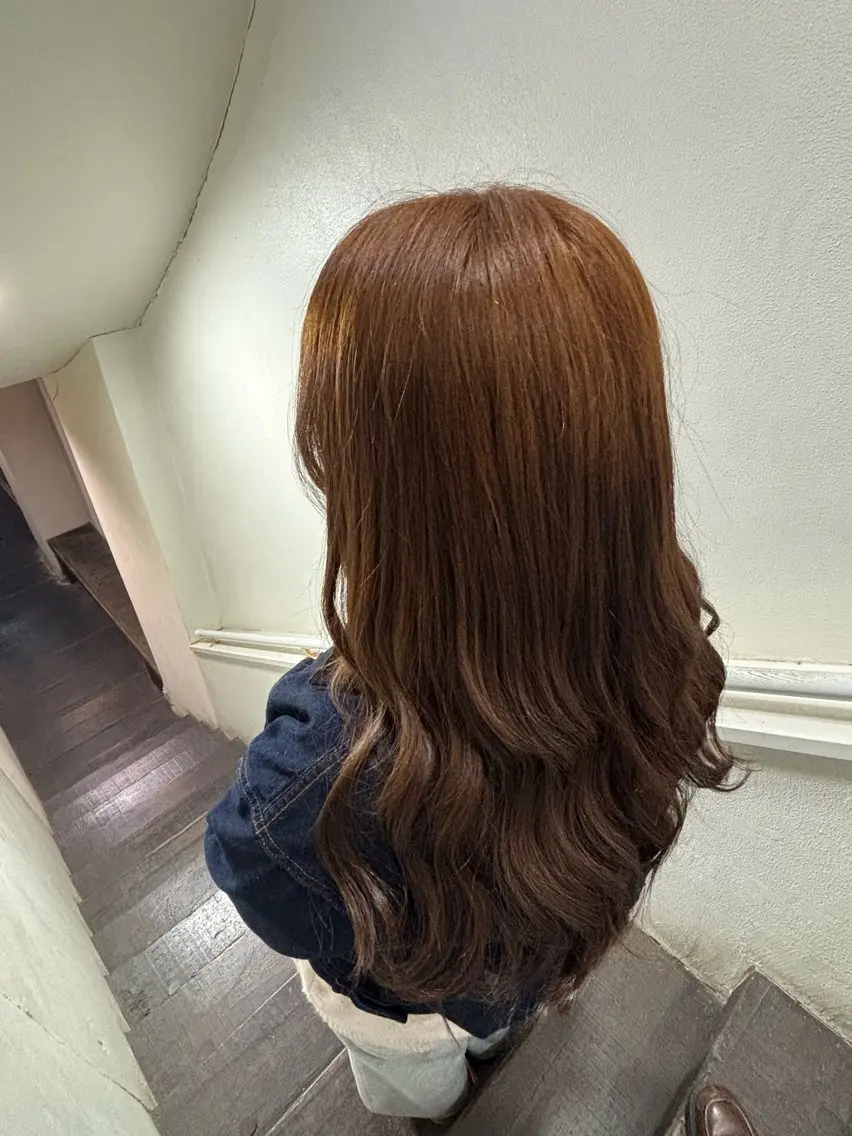 ロング カラー ブリーチ 透明感カラー ブリーチなしカラー NOA/トレンドヘア ブリーチなし艶カラーのヘアスタイル