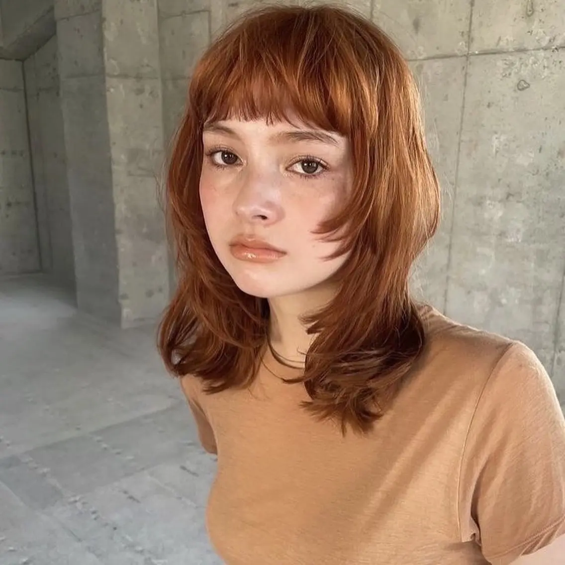 ミディアム カラー パーマ ヘアアレンジ 🌼似合わせのプロ 心斎橋/rena🌼のマツエク・マツパデザイン