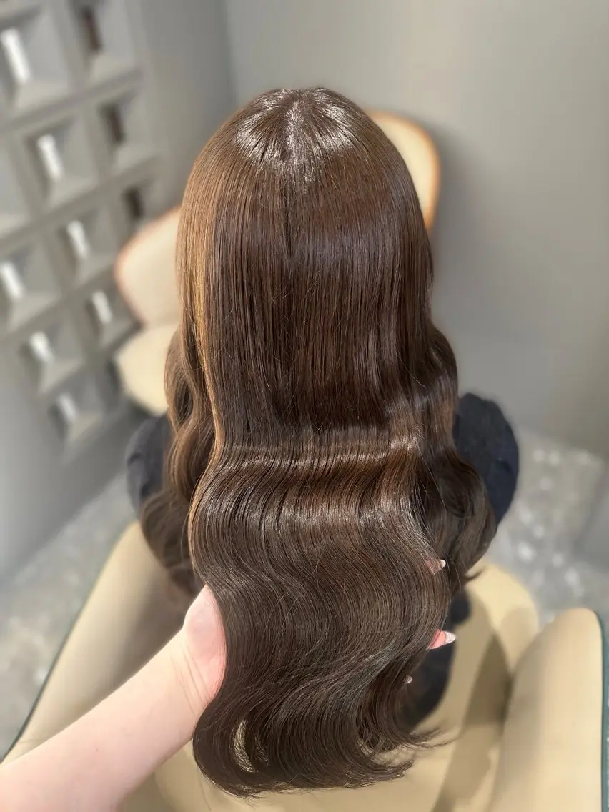 ロング カラー トリートメント 🎀ちゃんりお🎀 /ブリーチなしカラーのヘアスタイル