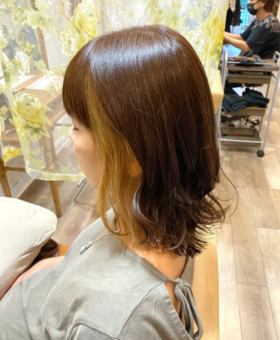 ミディアム カラー Aujuaソムリエ 🎨‎♡HARUのヘアスタイル