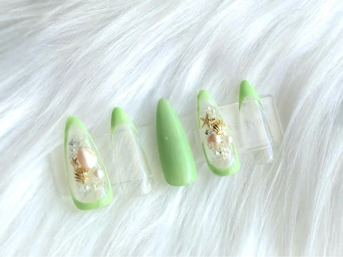 ネイル チークネイル フラッシュネイル フレンチネイル ジェルネイル 韓国ネイル nail sideraのネイルデザイン