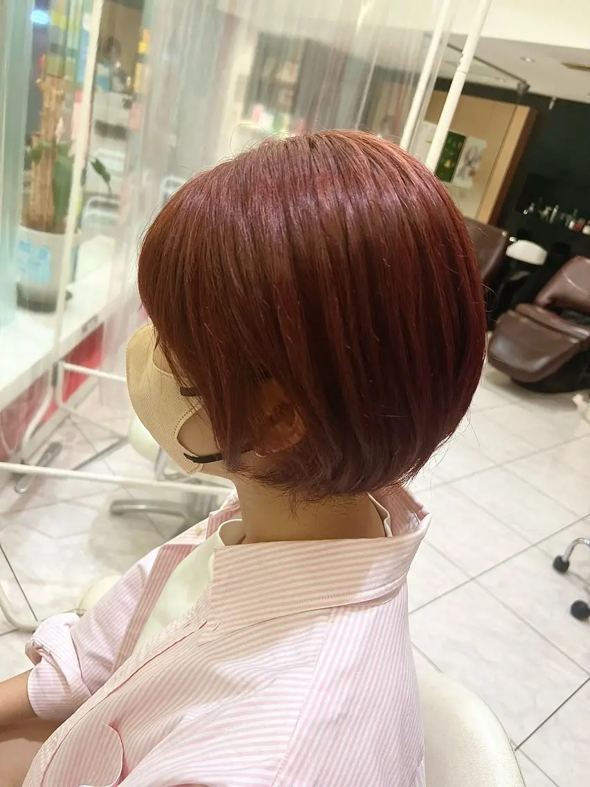 ショート ヘアカラー ワンカラー/ブリーチ /ネルのヘアスタイル