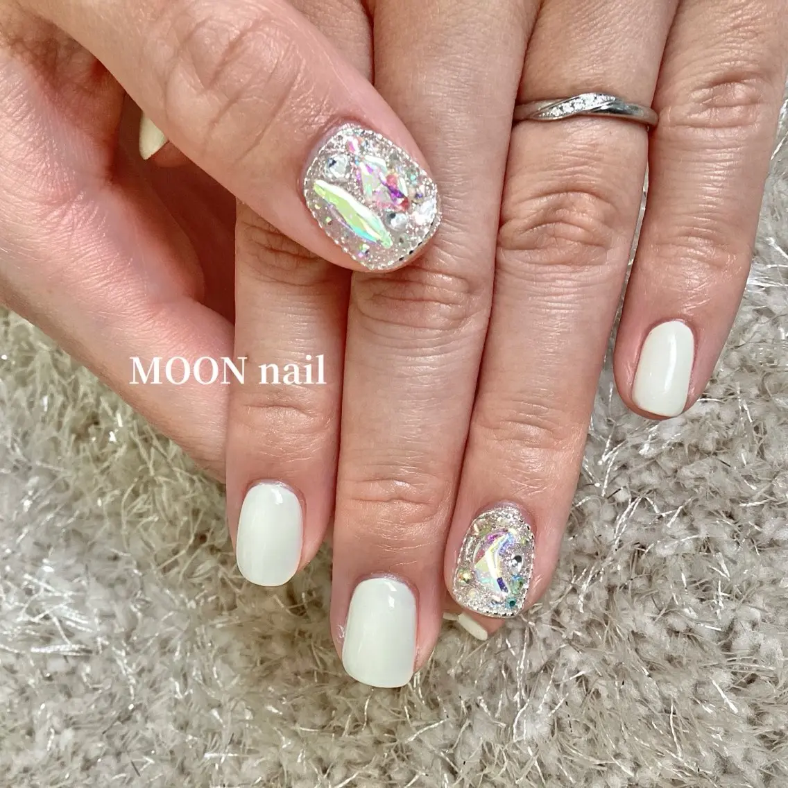 ネイル キラキラネイル 浦添 MOON  nailのネイルデザイン