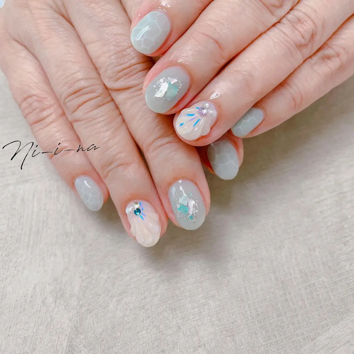 ネイル 夏ネイル nail salon Ni-i-naのネイルデザイン