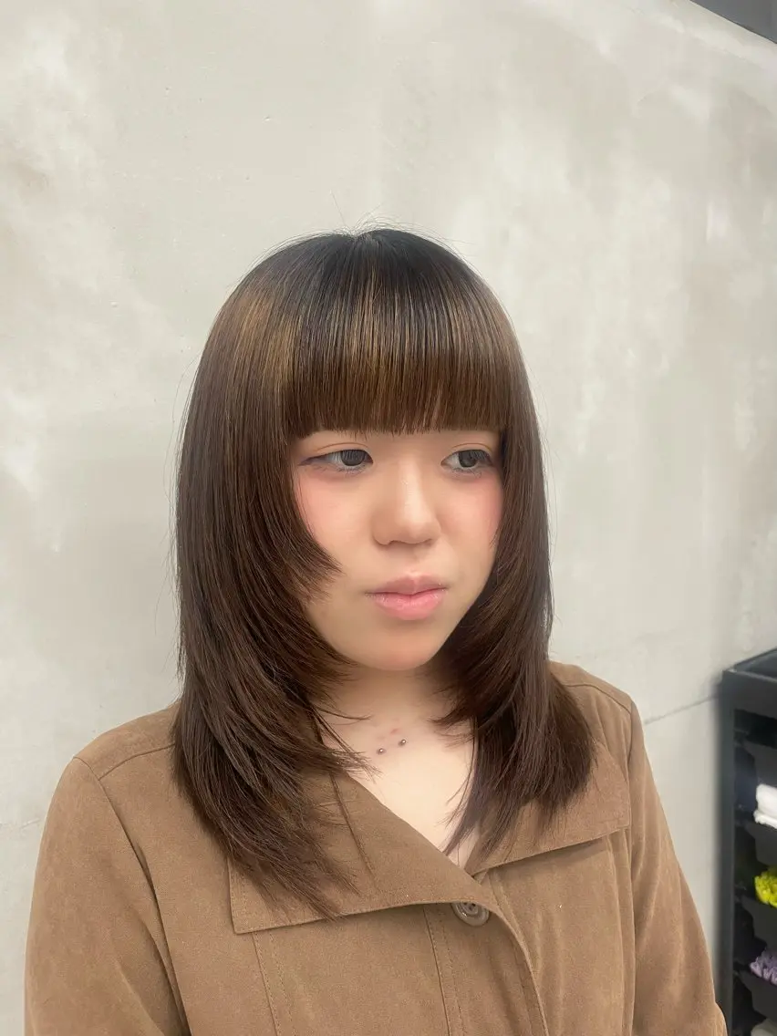 セミロング くびれヘア レイヤーカット カット 🐇🍨カットパーマ 募集中/大谷りな🐩のヘアスタイル