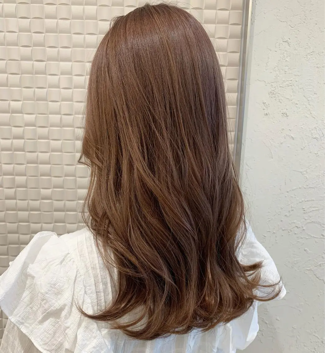 ロング カラー ベージュカラー ラベンダーカラー ラベンダーベージュ 𝒢𝒾𝓇𝓁𝓎 ⑅ 𝓎𝓊𝓀𝒶のヘアスタイル
