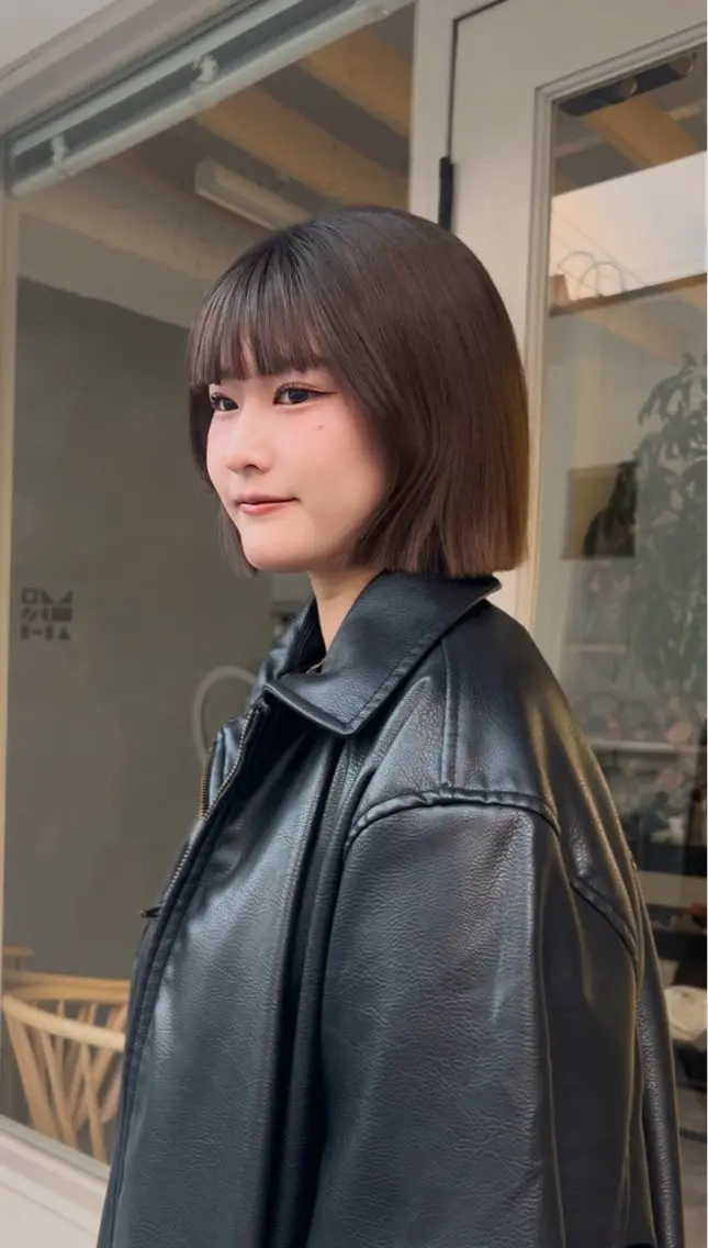 ミディアム ayu omochaのヘアスタイル
