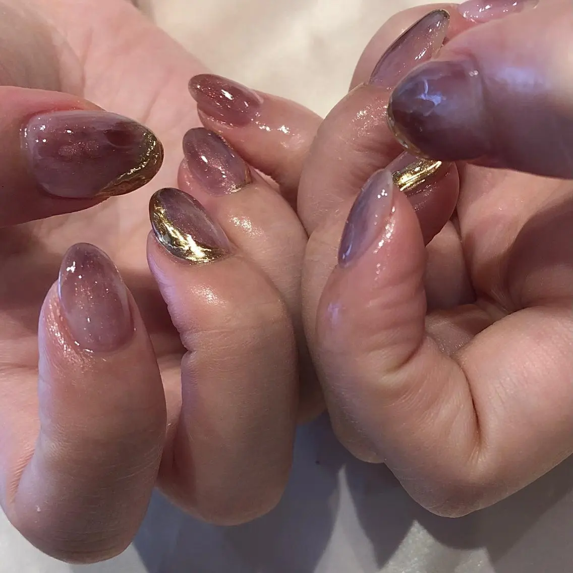 ネイル パラあり！フィルイン 美フォルムのネイルデザイン
