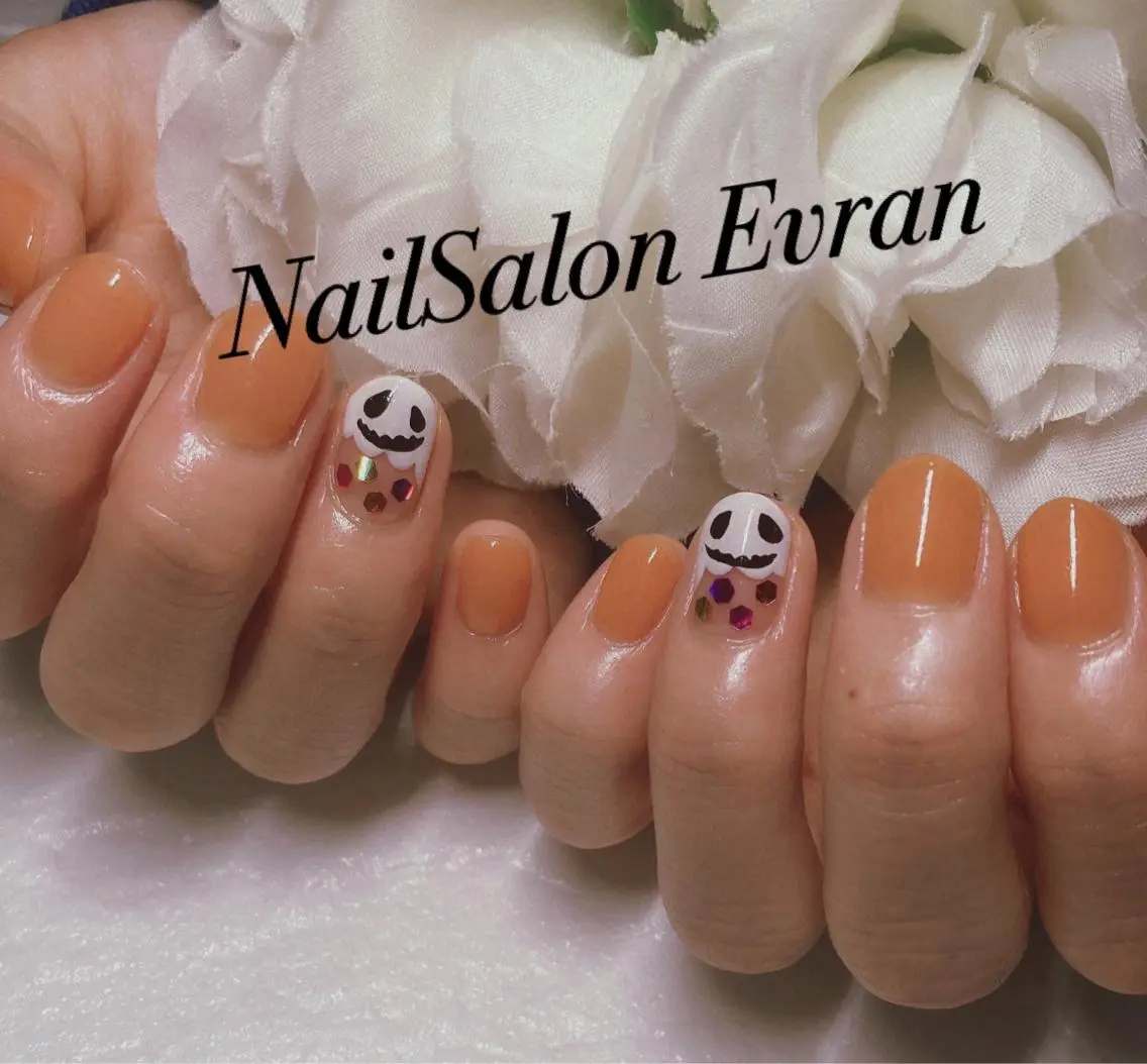 ネイル ハロウィン ハンドネイル Nail salon Evranのネイルデザイン