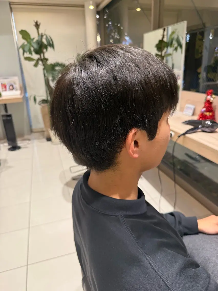 メンズ 縮毛矯正 作長 晃希のヘアスタイル