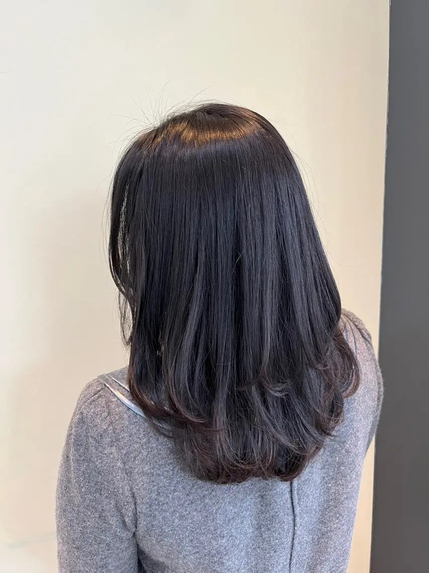 セミロング かわの ひとしのヘアスタイル