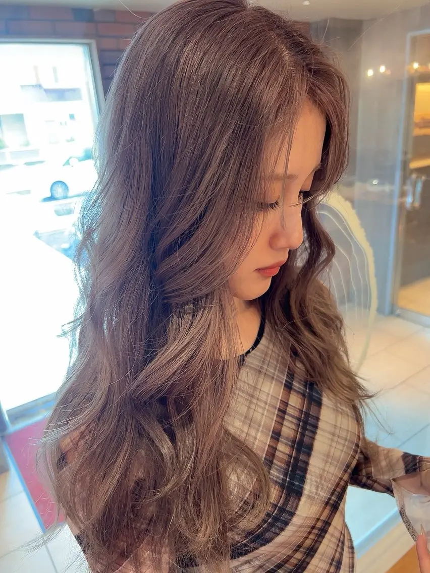 ロング カラー カット ヘアカラー manami ♡のヘアスタイル
