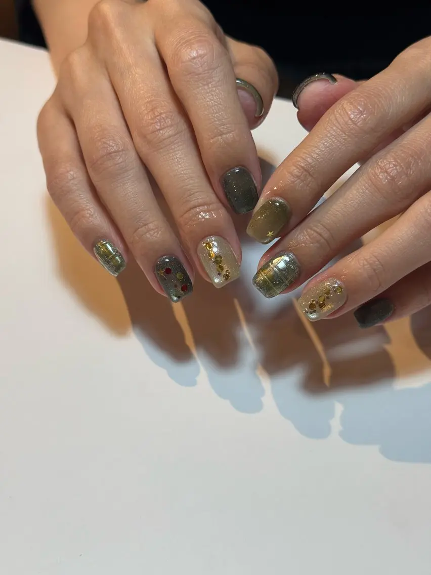 ネイル 冬ネイル クリスマス Manon Yuiのネイルデザイン