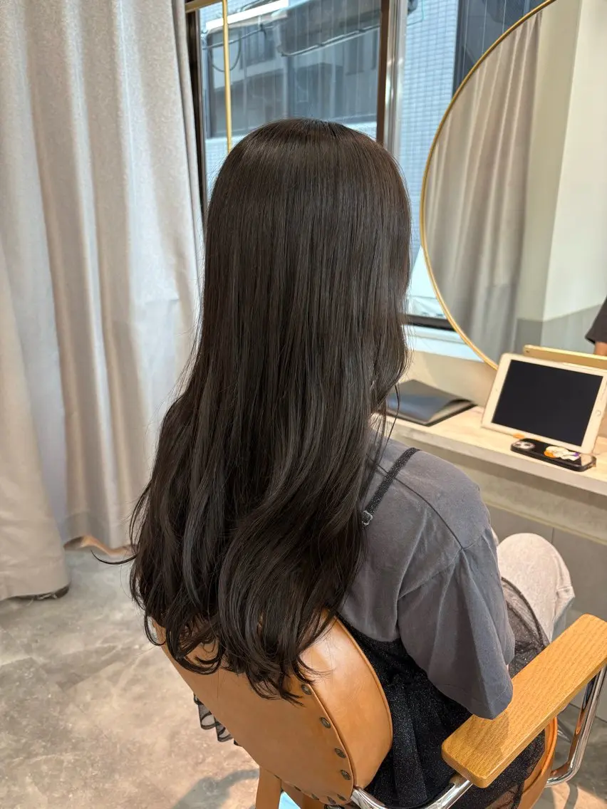 ロング カラー カット ヘアカラー トリートメント カノエ香椎店 / ハ瀬川千夏のヘアスタイル