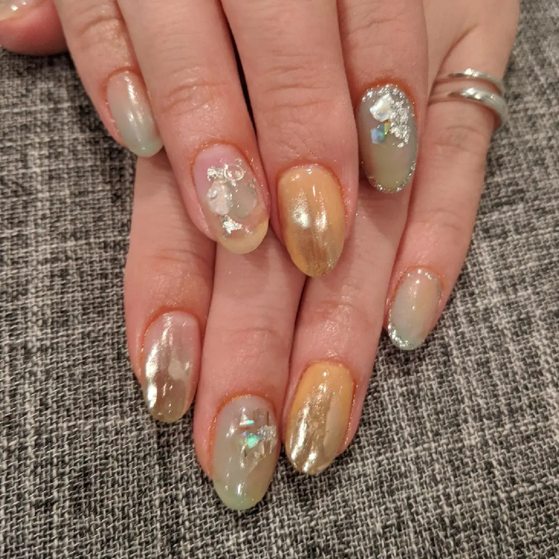 ネイル 春ネイル ハンドネイル private salon mieのネイルデザイン