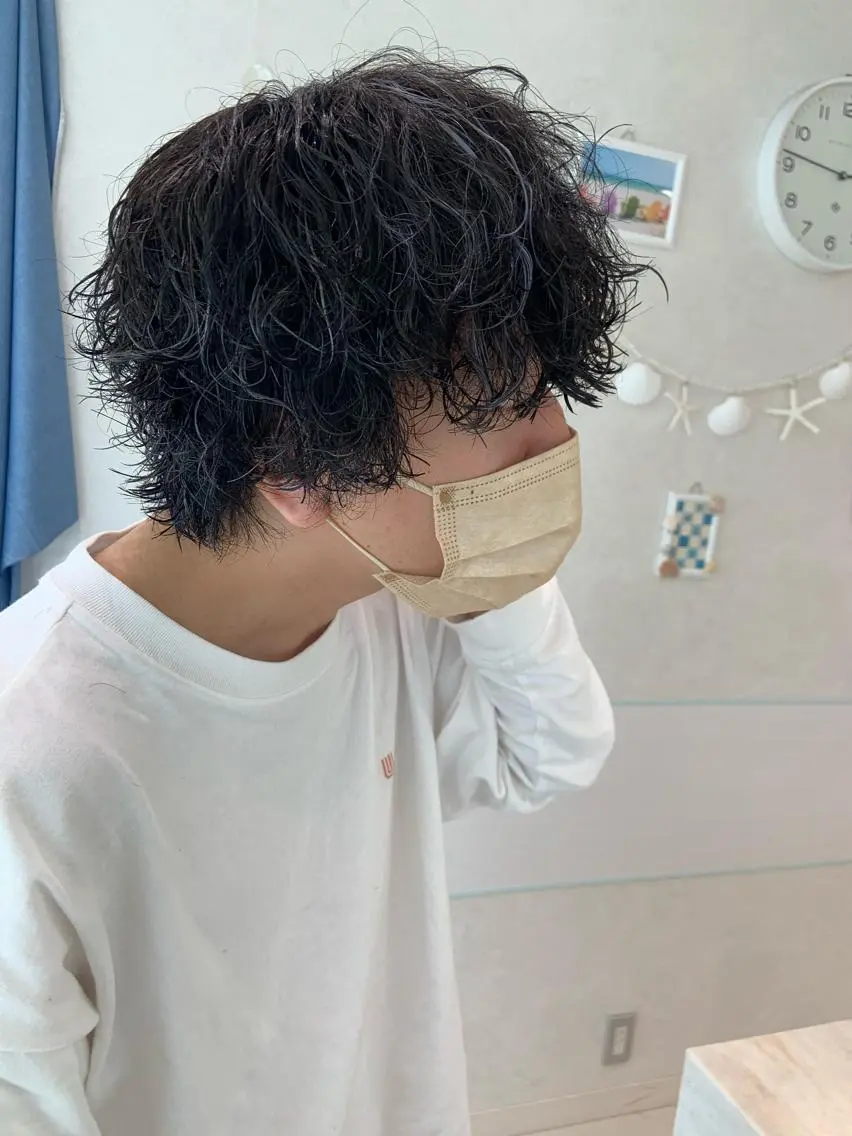 【セットをラクに🌹】カット＋パーマ+トリートメントの写真