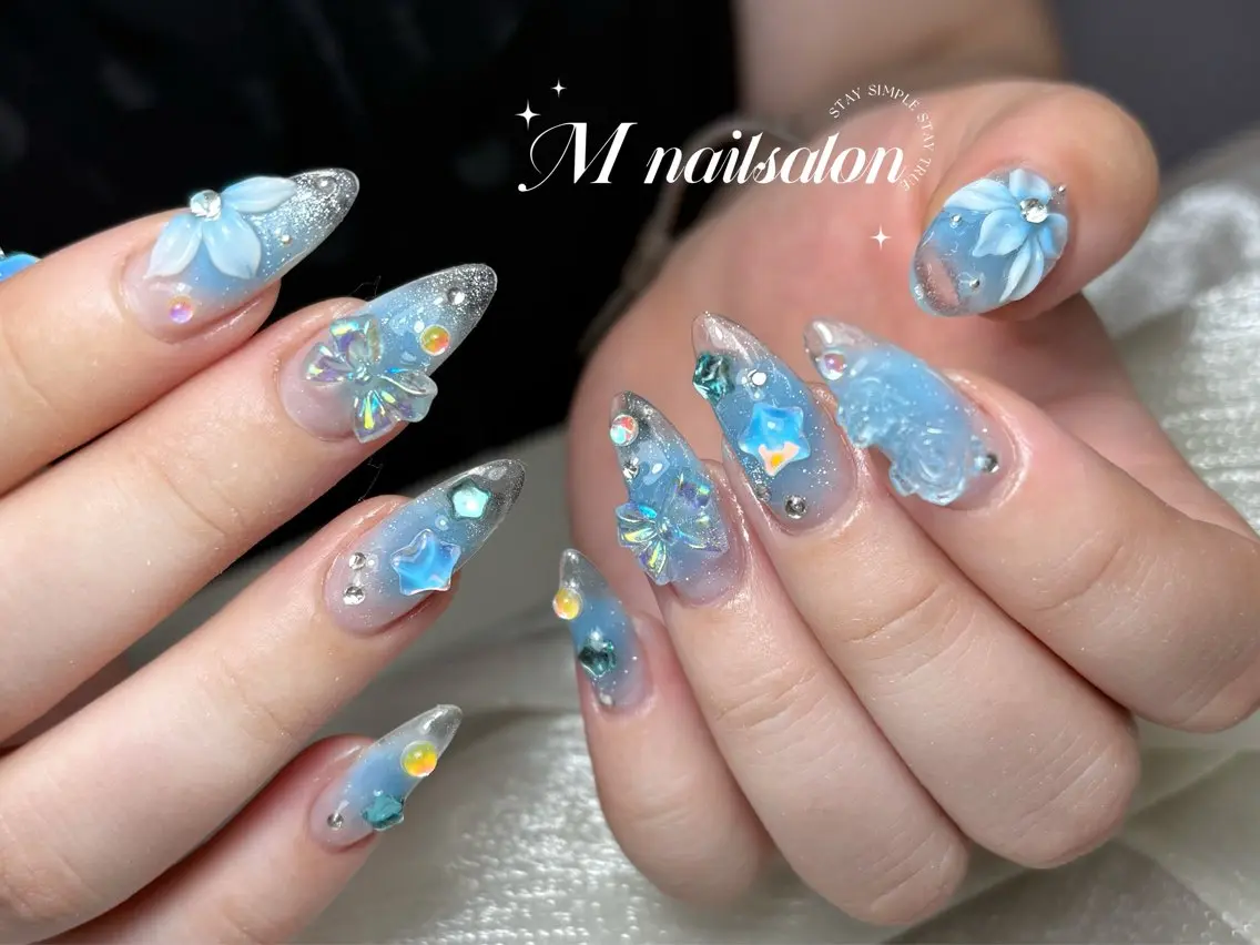 ネイル M 🌷Nail 長さだし専門店のネイルデザイン