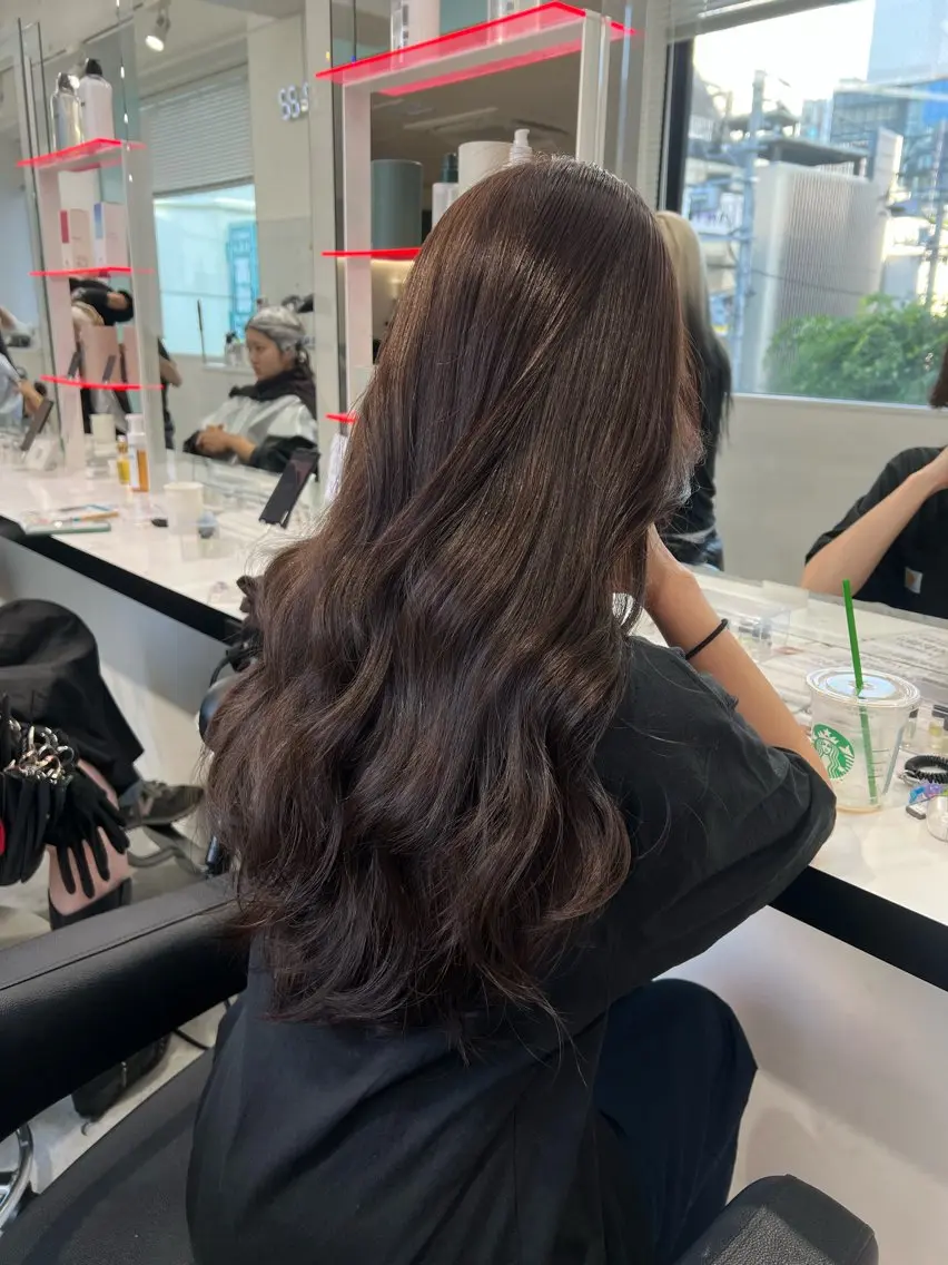 ロング カット ヘアカラー レイヤー/ダブルカラ ー🎀Sayakaのヘアスタイル