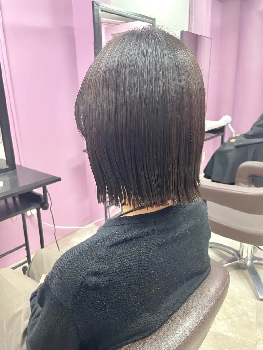 ショート カラー カット ヘアカラー トリートメント 高尾亮輔/ ボブ特化美容師のヘアスタイル