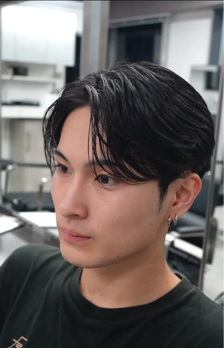 パーマ ヘアアレンジ メンズ 縮毛矯正 カット 縮毛矯正 (メンズ特化)AKI /古本晃大のヘアスタイル