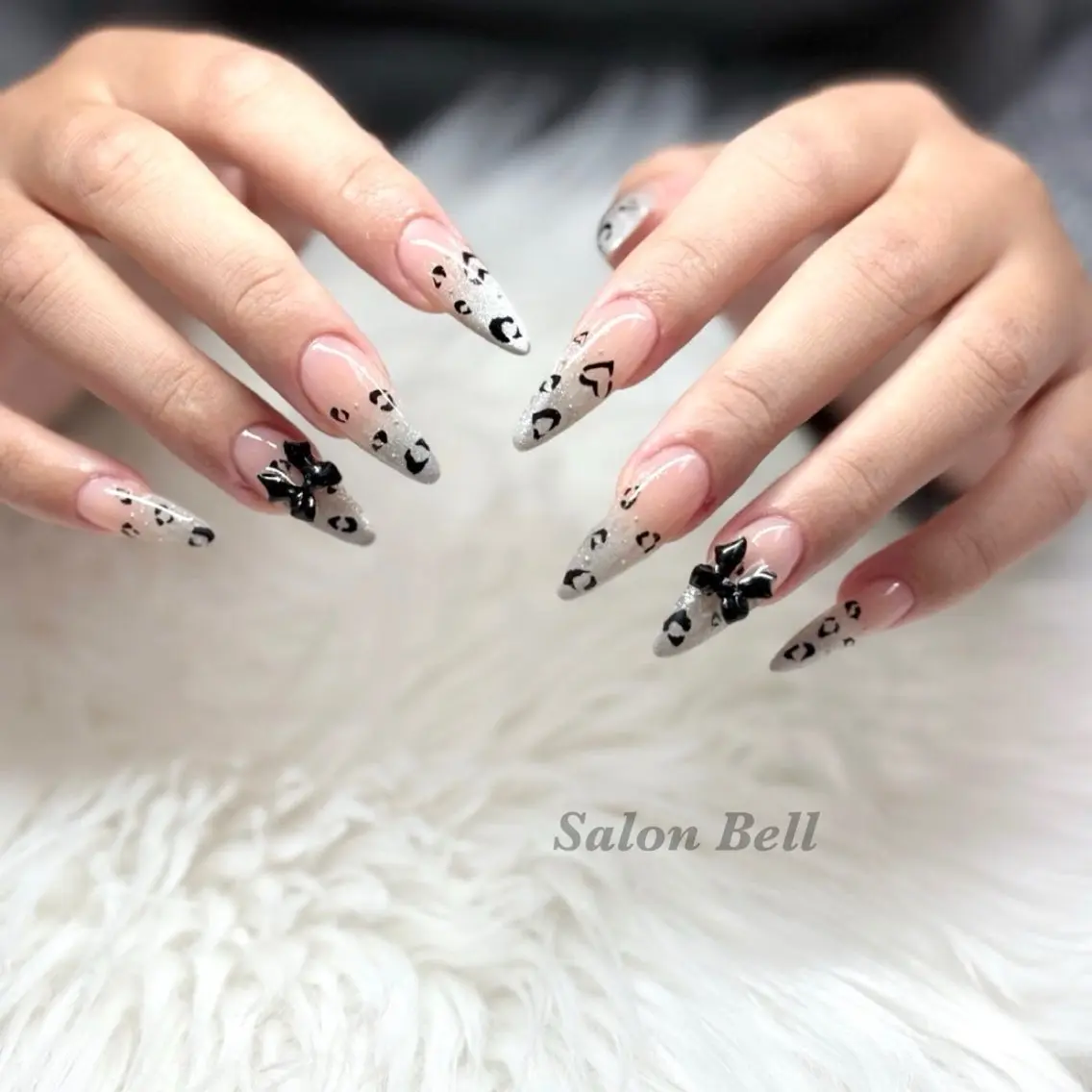 ネイル アニマル柄 ハンドネイル totalsalon Bellのマツエク・マツパデザイン