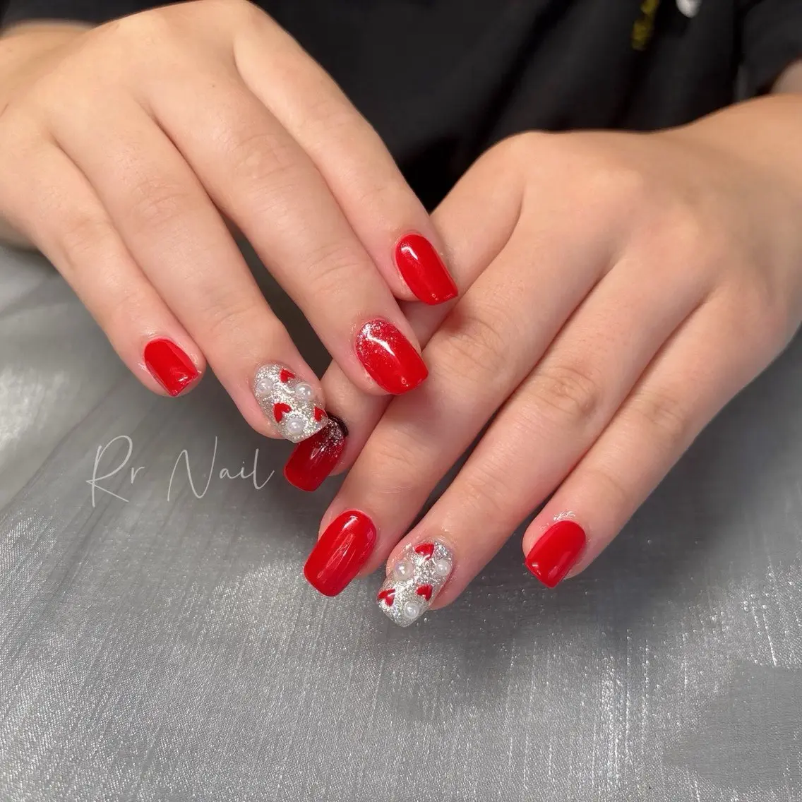 ミディアム ハンドネイル Rr Nailのネイルデザイン