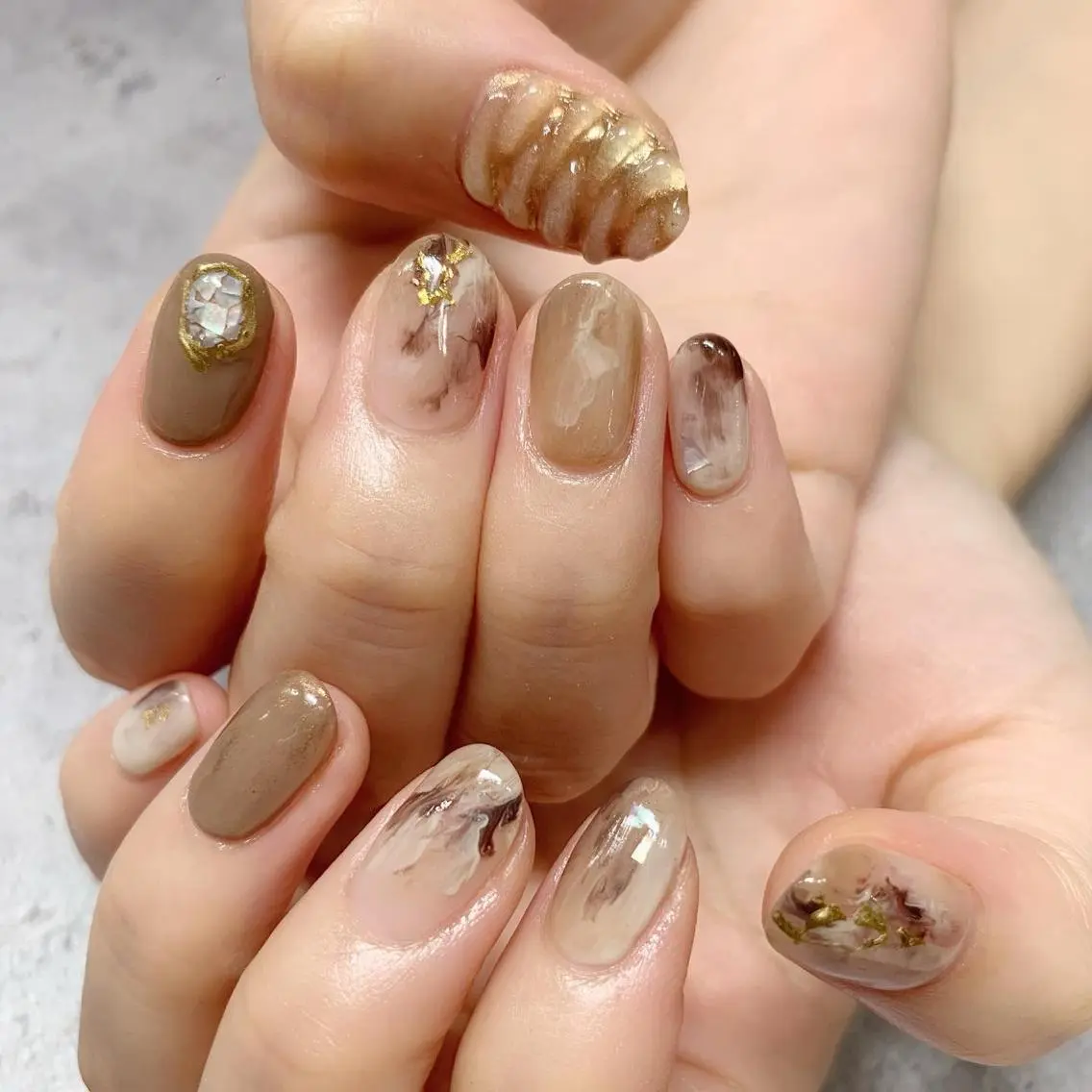 ネイル ジェルネイル 山田 真里のネイルデザイン
