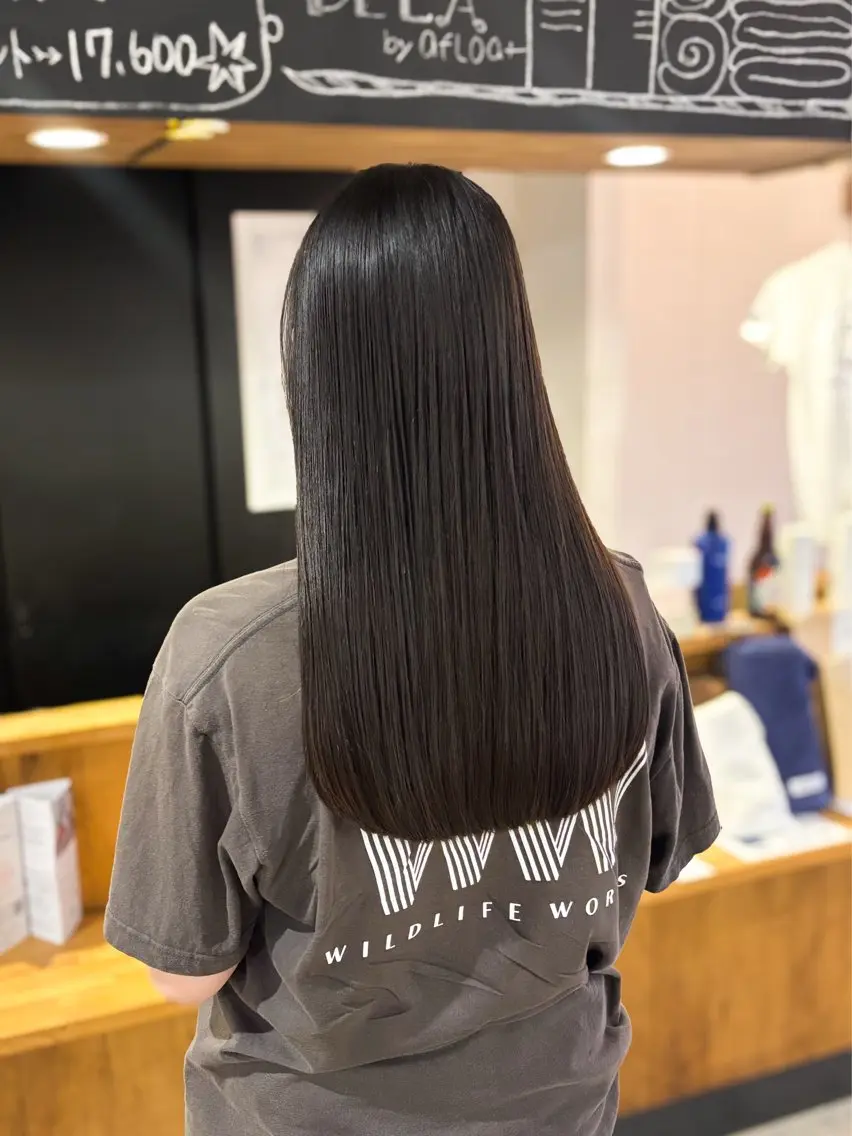 ロング ロング はっとり ななせのヘアスタイル