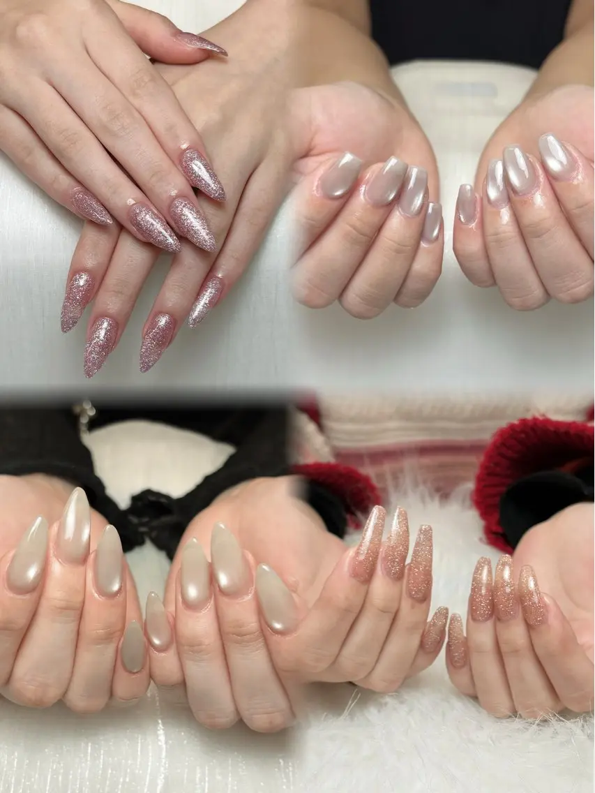 ネイル ジェルネイル 韓国ネイル パラジェル ワンホンネイル ハンドネイル 心花 𝜗𝜚 西川口Nailのネイルデザイン