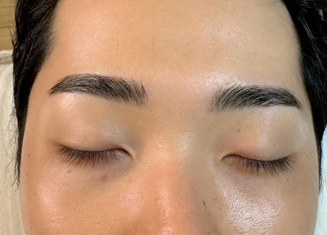 【男性限定✨モテ眉へ】黄金比測定、カラー、wax、毛抜き、カット、シェービング メンズ眉毛初回お得✨の写真