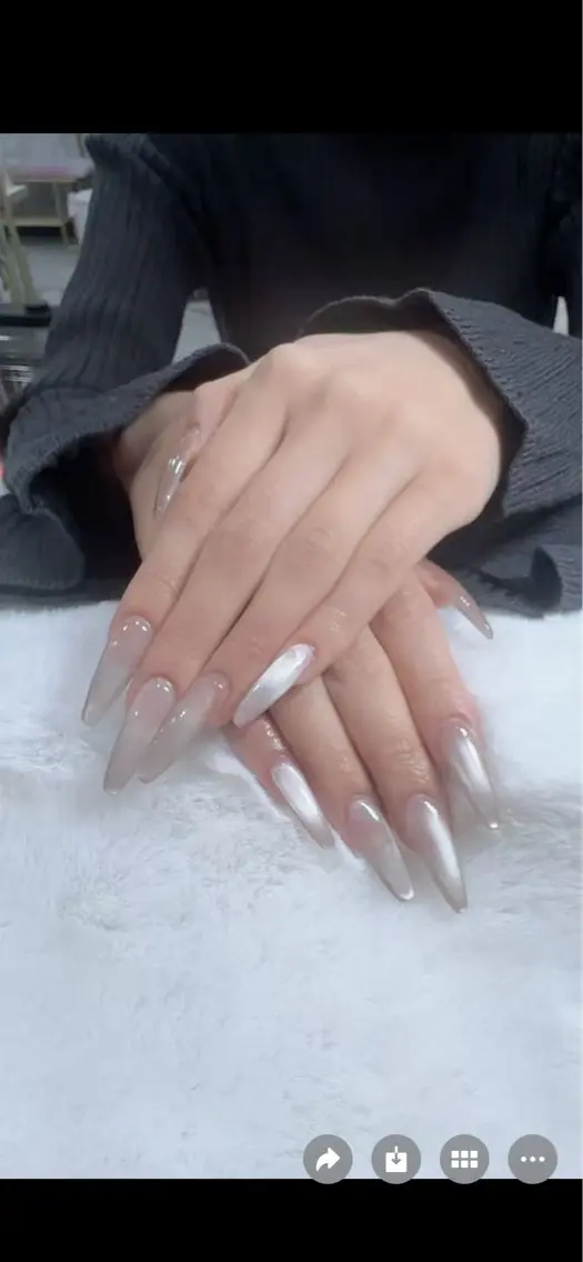 ネイル 長さ出し マグネットネイル マグネットワンカラー ワンカラーネイル ネイルチップ 🦋✨ MARIKO✨🦋のネイルデザイン