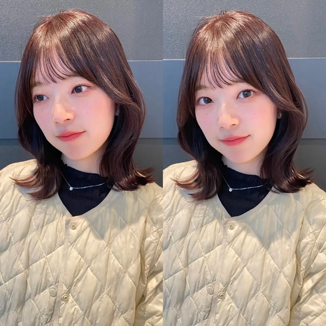 ミディアム カラー カット トリートメント mai / linoah˚✧のヘアスタイル