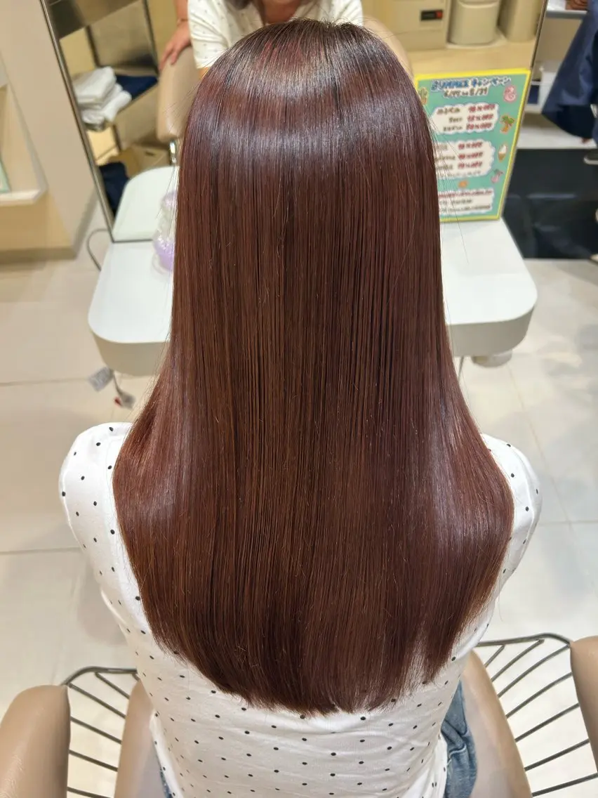 ロング カラー 長田 永遠のヘアスタイル