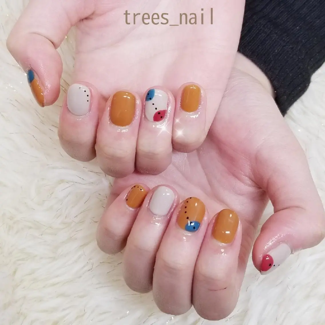 ネイル アートネイル ワンカラーネイル ハンドネイル フットネイル trees_ nailのネイルデザイン