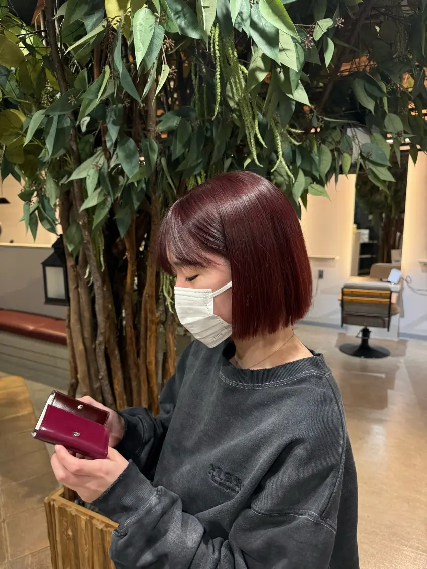 ショート 山下 遼香のヘアスタイル