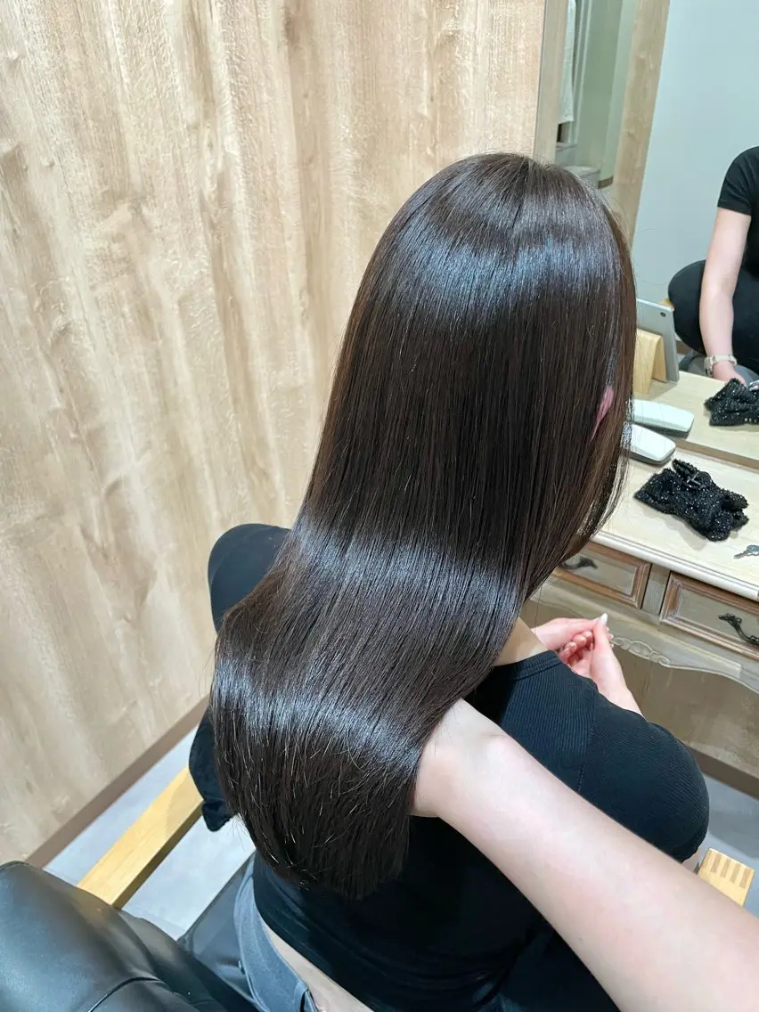 ロング トリートメント トリートメント 髪質改善🌱透明感 カラー/MINAMIのヘアスタイル