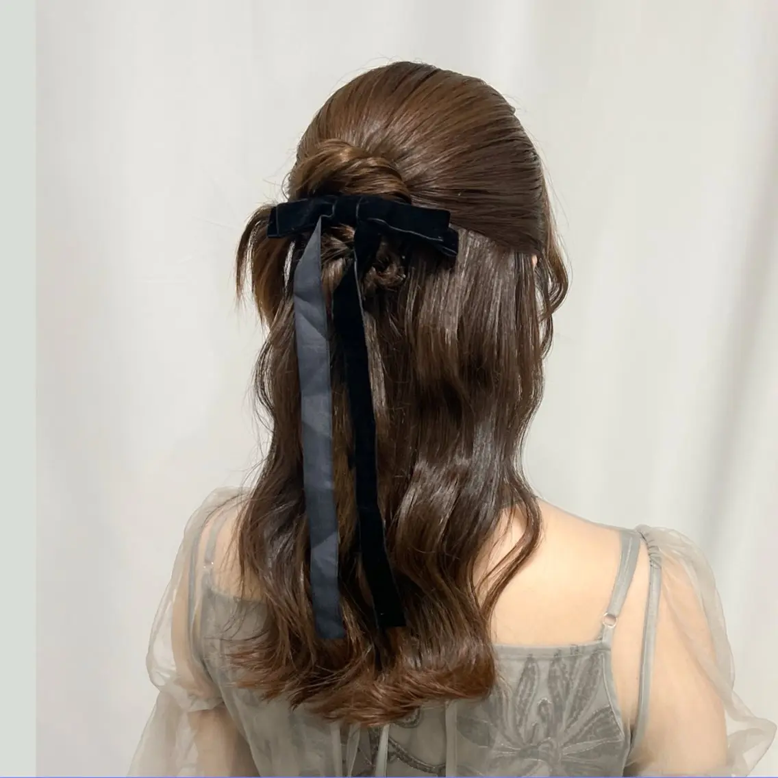 ヘアアレンジ ハーフアップ ヘアセット 川崎ヘアメイク🪞 CHATEAUのヘアスタイル