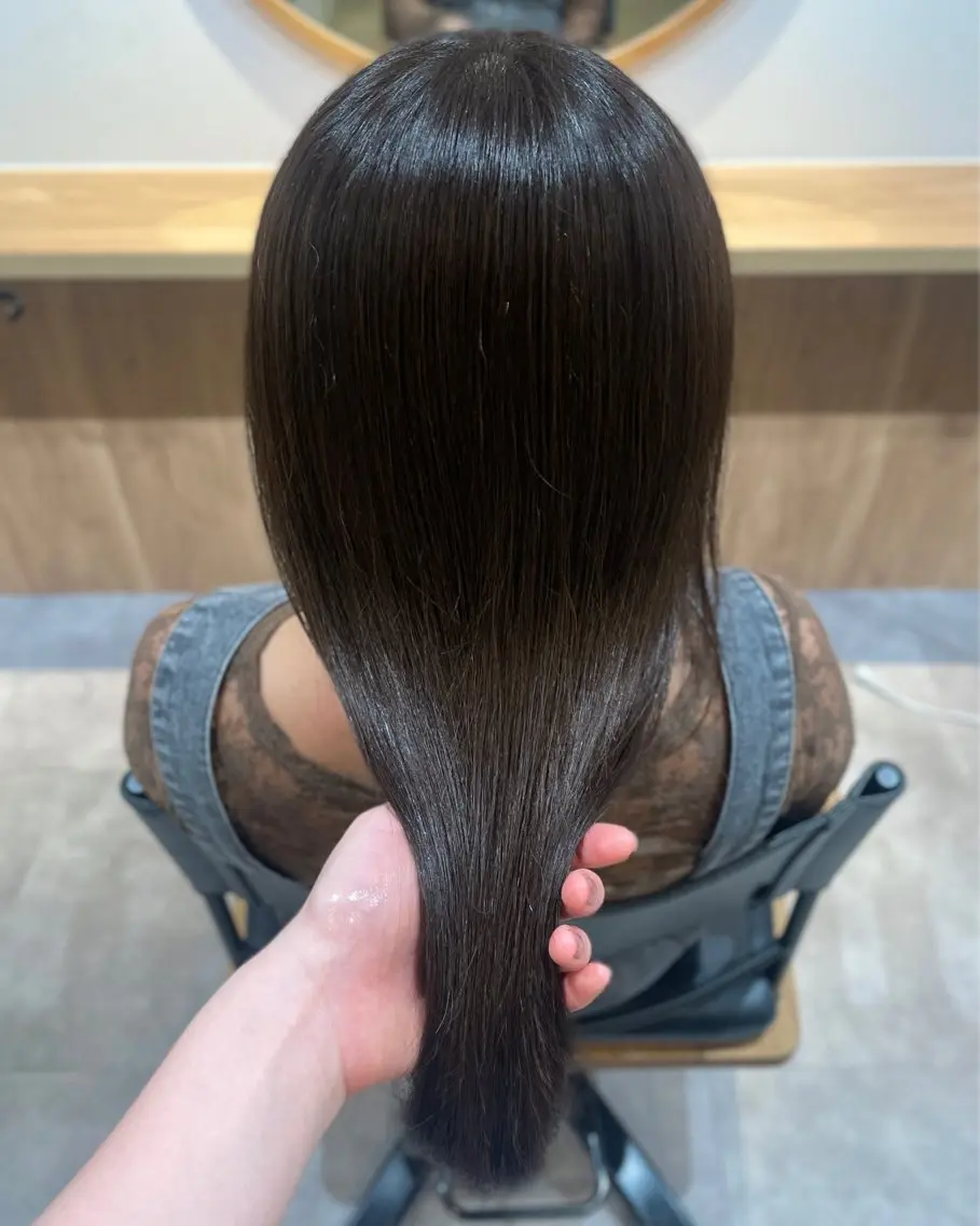 ミディアム ヘアカラー ヘッドスパ ince hair/ miraiのヘアスタイル