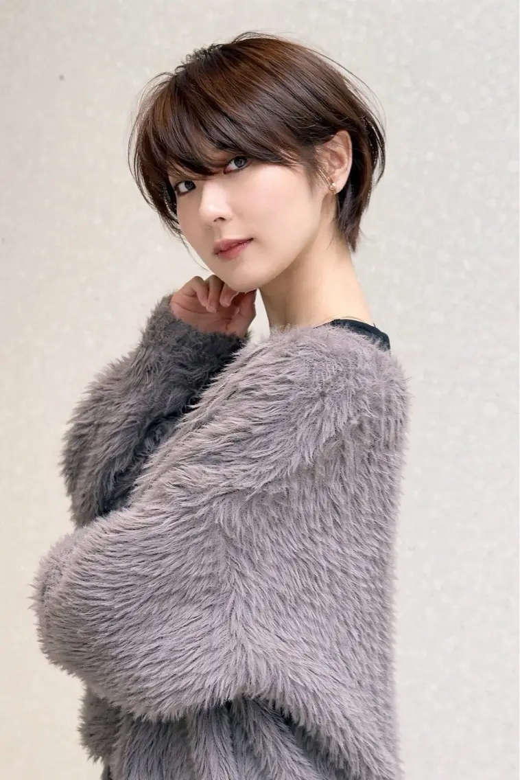 ショート カラー カット ヘアカラー トリートメント 佐藤優晟/カラー/ 癖毛ショート/表参道のヘアスタイル