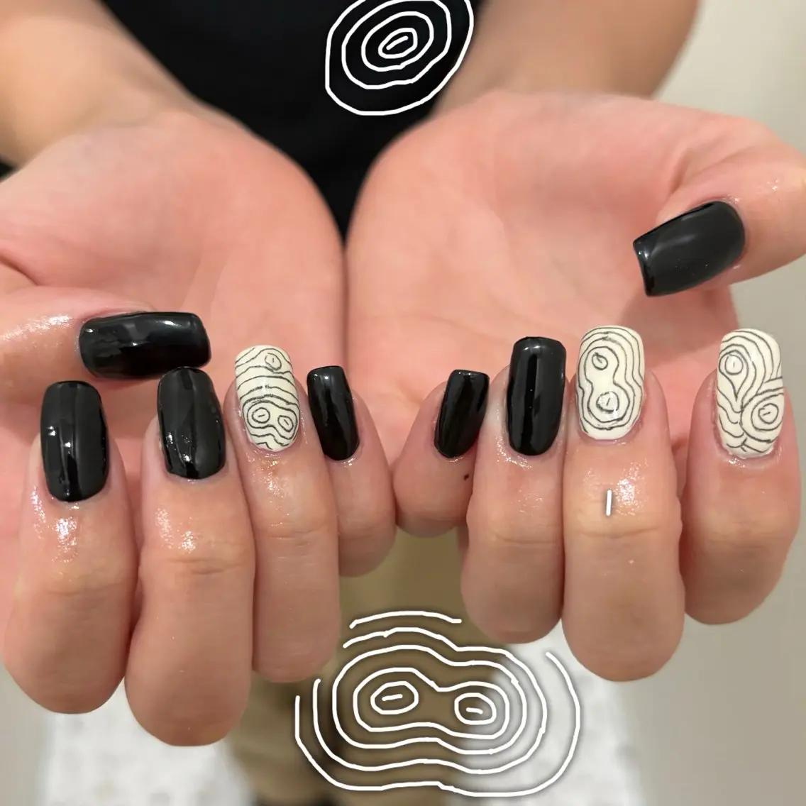 ネイル マグネットネイル メンズネイル ニュアンスネイル ワンカラーネイル シンプルネイル ハンドネイル あいり/ NailLife金山のネイルデザイン
